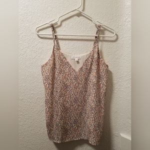 Beige and Multicolored Top